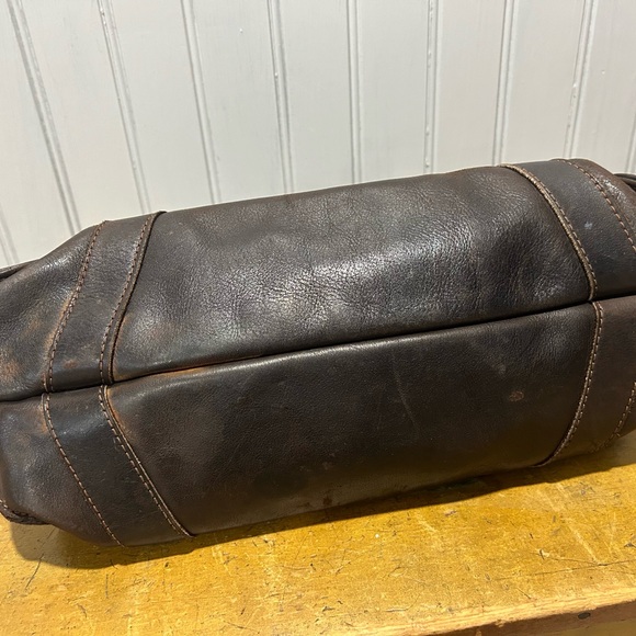 Vintage Dark Brown Handbag - Picture 3 of 5